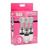 Size Matters Max Twist Clit and Nipple Tripple Sucker Set