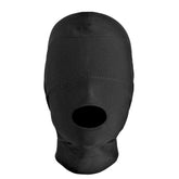 Spandex Open Mouth Hood With Padded Blindfold