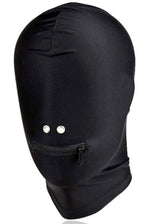 Spandex Zipper Mouth Hood