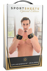 Sportsheets Cuffs and Blindfold Set Special Edition