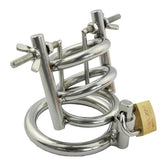 Stainless Steel Penis Stretcher & Male Chastity Device