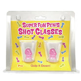 Super Fun Penis Shot Glasses, Set Of 2