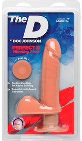 The D The Perfect D Vibrating 7 Inch Vanilla