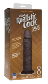 The Realistic Cock UR3 8 in. Black