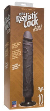 The Realistic Cock UR3 Vibrating 10 in. Black