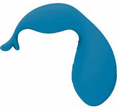 Swan Kiss Teal Vibrator with Squeeze Control