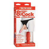 Vac-U-Lock 8 UR3 Cock with Strap-On Flesh