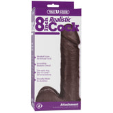 Vac-U-Lock 8\ Realistic Cock Chocolate