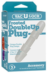 Vac-U-Lock Double Up Plug Frost