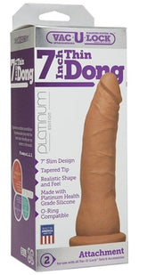 Vac-U-Lock Platinum Edition 7 inch Thin Dong Caramel