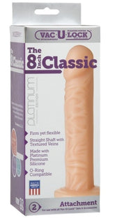 Vac-U-Lock Platinum Edition The Classic Dong 8 Inch Vanilla