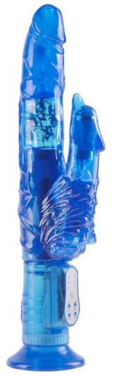 Pipedream Wallbanger Clitty Twister Rabbit Vibrator Blue