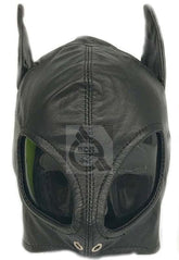 Wicked Wench Leather Feline Hood