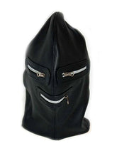 Zip It Leather BDSM Hood