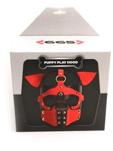 Plush Pup Bondage Hood - Immersive Puppy Play Experience