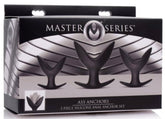 Ass Anchors 3 Piece Silicone Anal Anchor Set