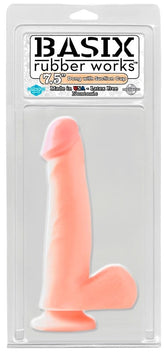 Pipedream Basix 7.5 Inch Dong With Suction Cup Flesh