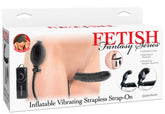 Fetish Fantasy Inflatable Vibrating Strapless Strap-On Dildo