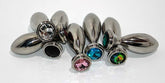 Little Boy Jewelled Anal Plug Large Rainbow