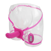 Love Rider Dual Vibrating Strap-on Pink