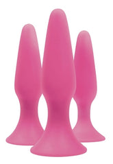 NS Novelties Sliders Anal Training Kit - Smooth Silicone Plugs for Beginners