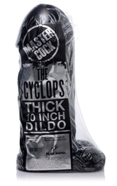The Cyclops Thick 10 Inch Dildo Black