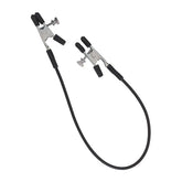 Blackline Alligator Tit Clamps With Rubber Tether