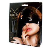 Luxurious Wet-Look PVC Blindfold for Erotic Sensations