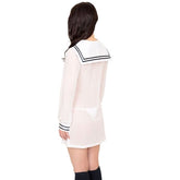 Starfire Daydream - Captivating Sailor-Inspired Mesh Dress