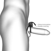 LOVE TO LOVE Dual-Ring Remote Vibrator with Clit Stimulation
