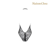 MAISON CLOSE Lace Button-up Body Suit Gift Box