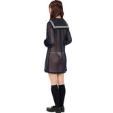 Starfire Daydream - Sheer Sailor One-Piece Dress for Intimate Adventures