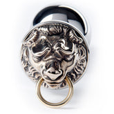 Rosebuds Luxe Steel Butt Plug - Majestic Golden Lion Design