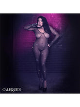 Radiance Plus Size Crotchless Full Bodysuit For Womans