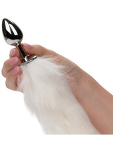 Running Wild Tail Metallic Anal Probe with Long Synthetic Fur
