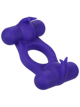 Silicone 12-Functions Rechargeable Triple Orgasm Enhancer Ring