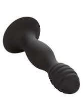 Silicone Ribbed Suction Cup Anal Plug