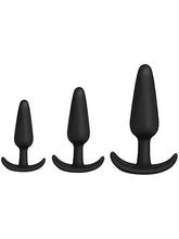 Doc Johnson 3 Graduated Sizes Anal Plug Set In A Bag