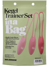 Doc Johnson 3 Silicone Balls Kegel Trainer Set In A Bag
