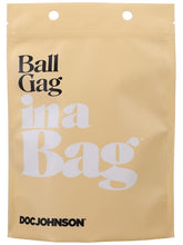 Doc Johnson BDM Play Began Leather Ball Gag In A Bag