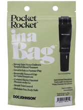 Doc Johnson Pocket Rocket Clitoral Stimulator In A Bag