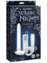 Doc Johnson White Nights Pleasure 4 Piece Vibrators Sex Kit