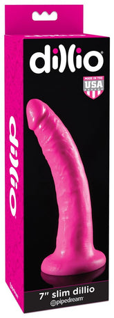 Pipedream Dillio Slim 7 inch Harness Compatible Dildo