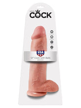 King Cock 12 inch Cock With Balls