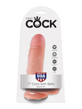 King Cock 7 inch Cock With Balls