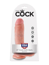 King Cock 8 inch Cock With Balls