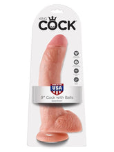 King Cock 9 inch Cock With Balls