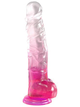 King Cock Clear 8 Inch Cock with Balls