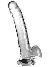 King Cock Clear Cock with Balls - Clear