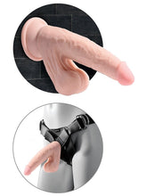 King Cock Plus Triple Density Cock with Swinging Balls Flesh
